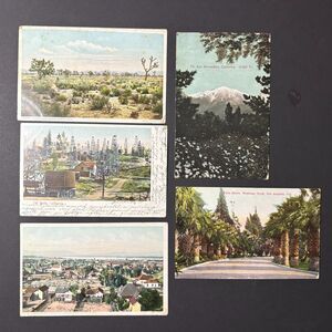 Vintage Early California Landscape Scenes Points of Interest Postcards. (5)